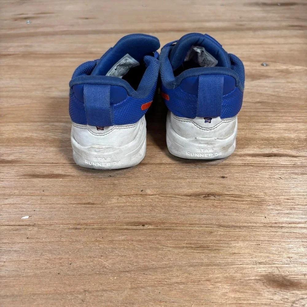 Nike blue tennis shoes, Kids Size US 3Y